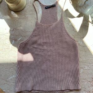Brandy Melville • Sweater Knit Tank Top